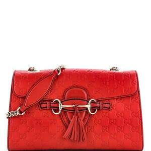 Emily Chain Flap Bag Guccissima Leather #194425G89B